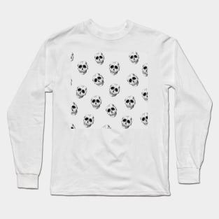 Scull Halloween pattern Long Sleeve T-Shirt